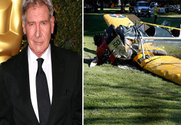 هریسون فورد با هواپیمای شخصی سقوط کرد