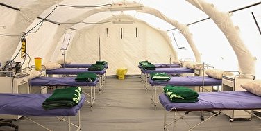 امیر سرتیپ حاجیلو: بیمارستان صحرایی ارتش با ظرفیت ۱۸۰ تخت‌خواب در خوی احداث شد