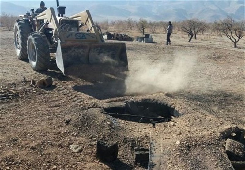 ۵۶ حلقه چاه غیرمجاز در خراسان جنوبی مسدود شد