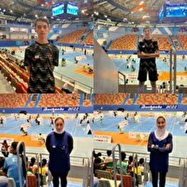 درخشش نوجوانان ملی پوش بدمینتون ایران در روز اول بازی های آسیای میانه